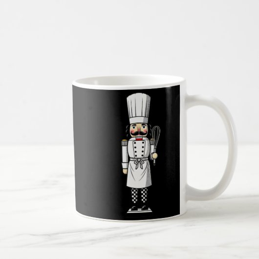 Chef Nutcracker Cook Hat Xmas  Koffiemok (Rechts)