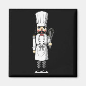 Chef Nutcracker Cook Hat Xmas  Magneet (Voorkant)