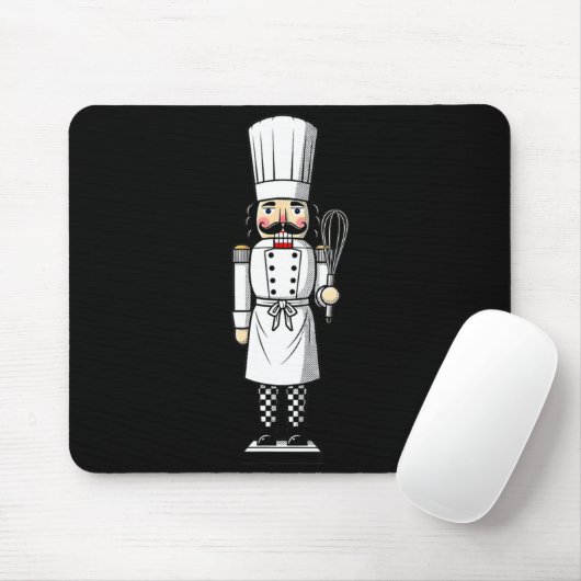 Chef Nutcracker Cook Hat Xmas Muismat (Met muis)
