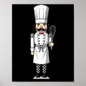 Chef Nutcracker Cook Hat Xmas  Poster (Voorkant)