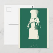 Chef Nutkraker Briefkaart (Voorkant / Achterkant)
