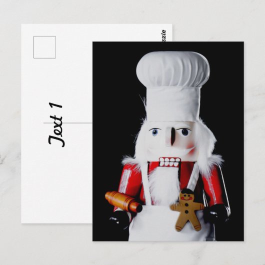 Chef Nutkraker Briefkaart (Voorkant / Achterkant)