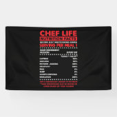 Chef Nutrition Facts Spandoek (Horizontaal)
