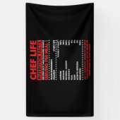Chef Nutrition Facts Spandoek (Verticaal)