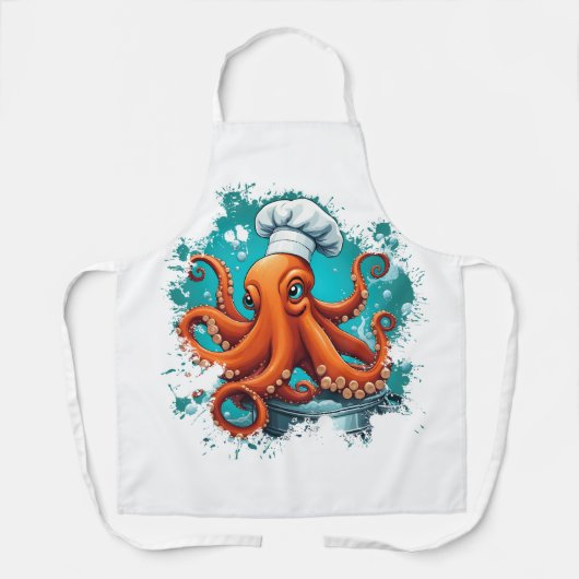 Chef Octopus Schort (Voorkant)