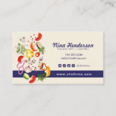 Chef of Catering of Restaurant Mooie Tegel Visitekaartje (Voorkant)