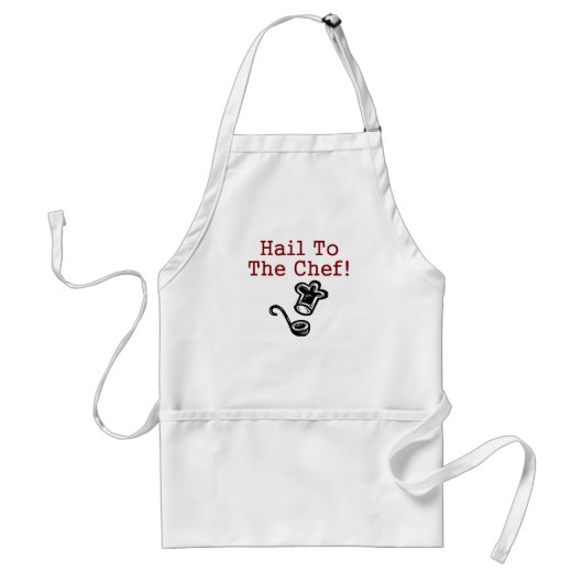 Chef of Cook Apron Standaard Schort (Voorkant)