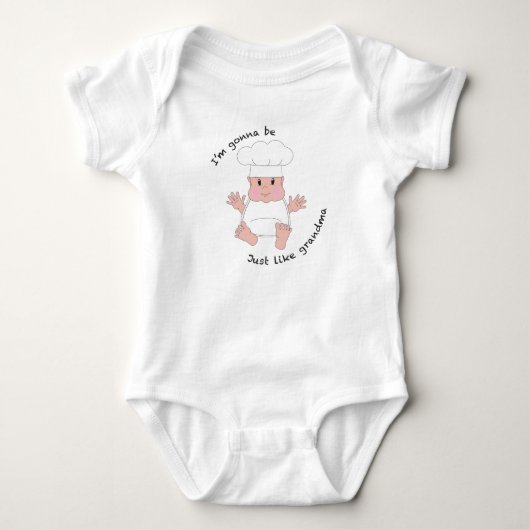 Chef oma romper (Voorkant)