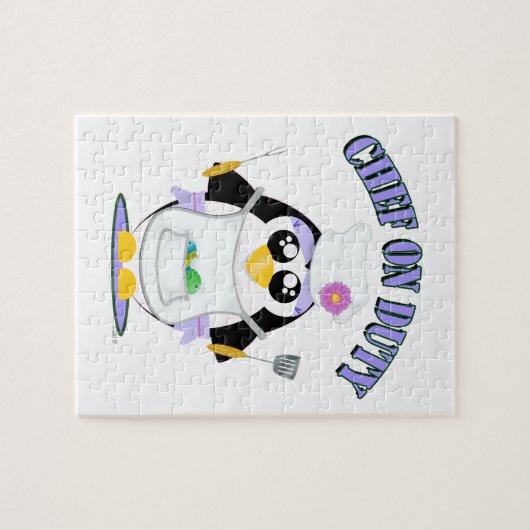 Chef on Duty Penguin Female Legpuzzel (Horizontaal)