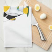 Chef on Duty Penguin Theedoek (Quarter Fold)