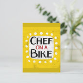 Chef op een Briefkaart (Staand voorkant)