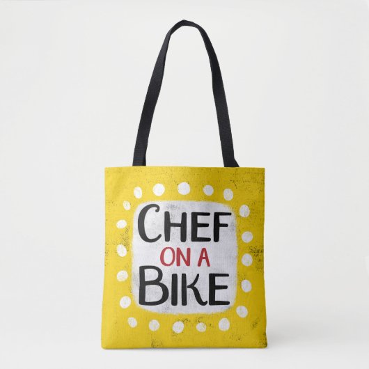 Chef op een Canvas tas (Voorkant)