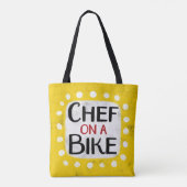 Chef op een Canvas tas (Achterkant)
