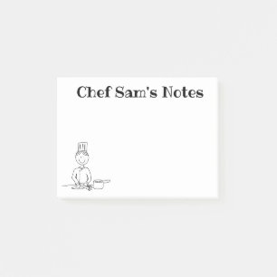 "Chef" op maat Post-it® Notes