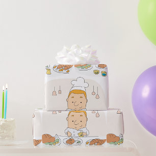 Chef-op-werkpapier Cadeaupapier