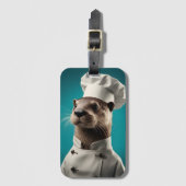 Chef Otter Bagagelabel (Voorkant (verticaal))