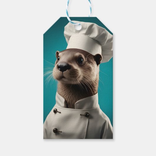 Chef Otter Cadeaulabel (Voorkant)