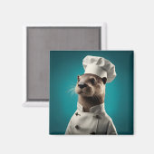 Chef Otter Magneet (Voorkant / Achterkant)
