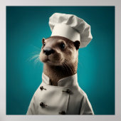Chef Otter Poster (Voorkant)