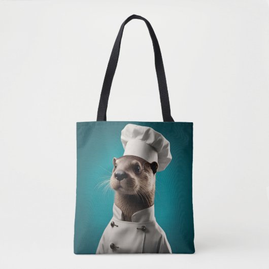 Chef Otter Tote Bag (Voorkant)