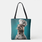 Chef Otter Tote Bag (Achterkant)
