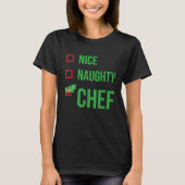 Chef Pajama Kerstmis 1 T-shirt (Voorkant)