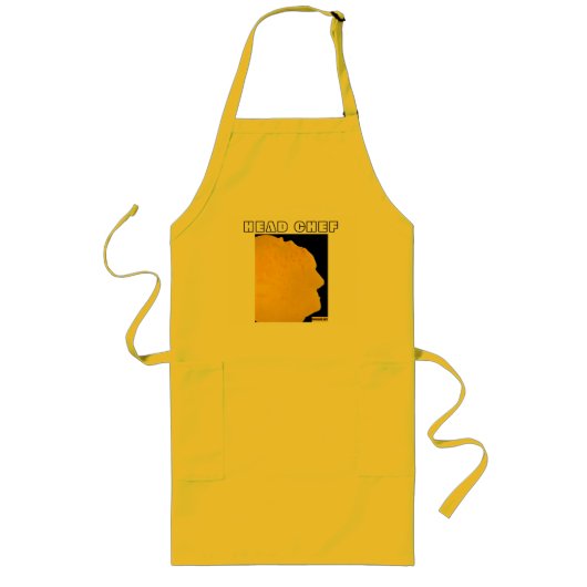 Chef Pancake Art Apron Lang Schort (Voorkant)