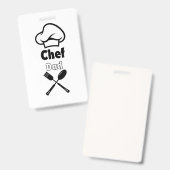 Chef Papa Badge (Voor- en achterkant)