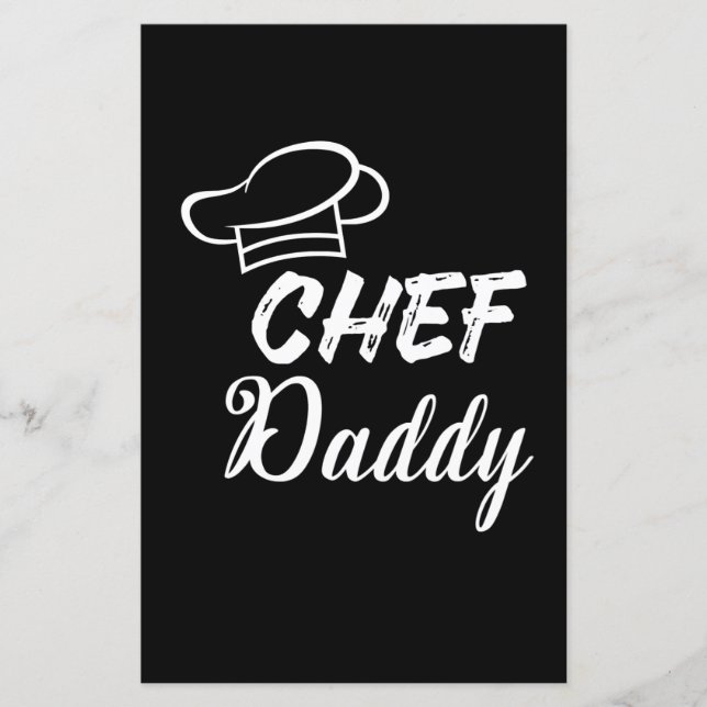 Chef papa | Cookegift | Cadeau van voedsellevers (Voorkant)
