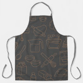 Chef papa Master Bakken & Koken Leuk gebruiksvoorw Schort (Voorkant)