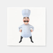 Chef Papier servetten (Voorkant)