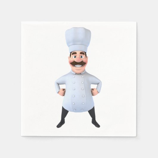 Chef Papier servetten (Voorkant)