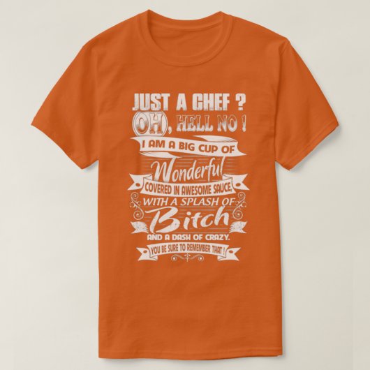 Chef pastry chef chef chef-schedel en knuppelkooi t-shirt (Design voorkant)