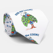 Chef Peacock, Kus de Cook! Stropdas (Opgerold)