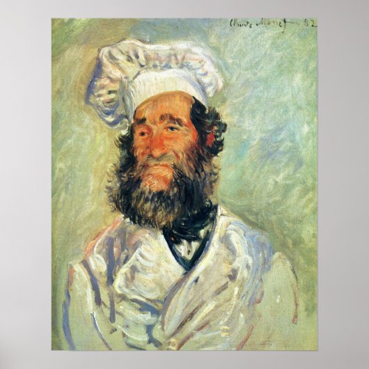Chef Père Paul van Claude Monet Poster (Voorkant)