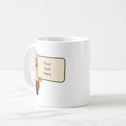 Chef Persoonlijk bericht Koffiemok (Voorkant links)