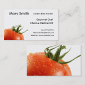 Chef/persoonlijke Chef/visitekaartjes voor koekjes Visitekaartje (Voorkant / Achterkant)