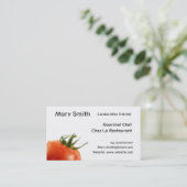 Chef/persoonlijke Chef/visitekaartjes voor koekjes Visitekaartje (Staand voorkant)