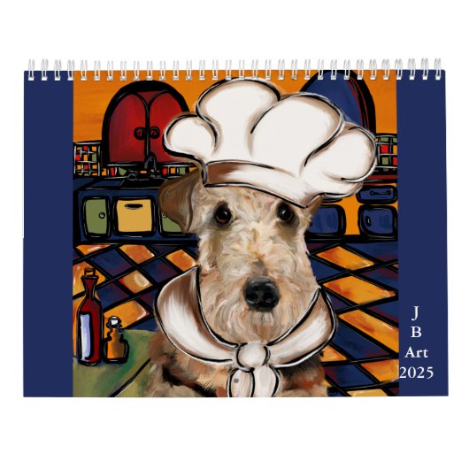 CHEF PET ART CALENDAR KALENDER (Achterkant)
