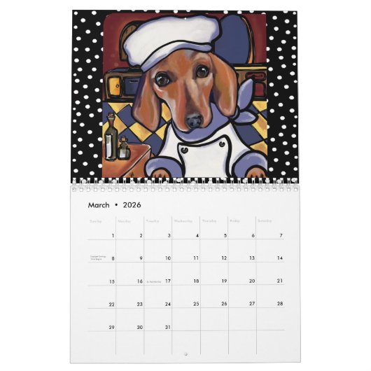 CHEF PET ART KALENDER (Mar 2026)