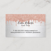 Chef Pet Cupcake bakkerij Moderne schijven Visitekaartje (Achterkant)