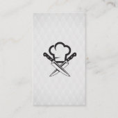 Chef Pet en messen | culinair Visitekaartje (Voorkant)