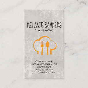 Chef Pet en Silverware Visitekaartje