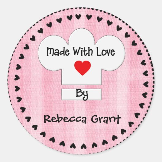 Chef Pet gemaakt met Sticker van de Liefde (Voorkant)