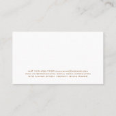 Chef-Pet | Goud Splatter | Glitter Drip (goudglitt Visitekaartje (Achterkant)