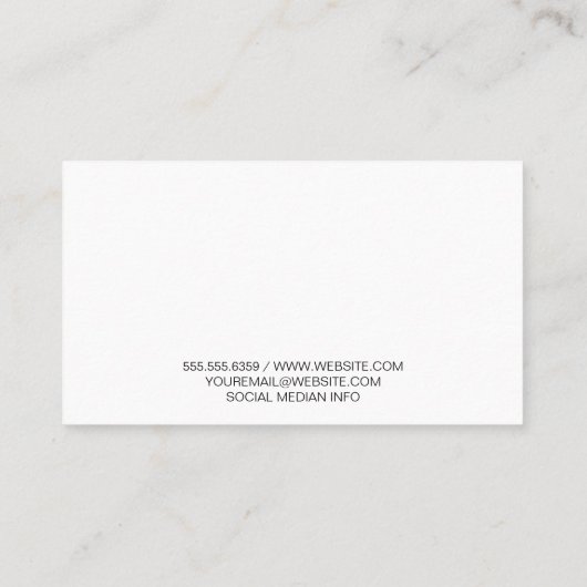 Chef-Pet | Groenten Visitekaartje (Achterkant)