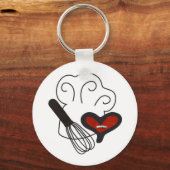 Chef pet kookliefde sleutelhanger (Voorkant)
