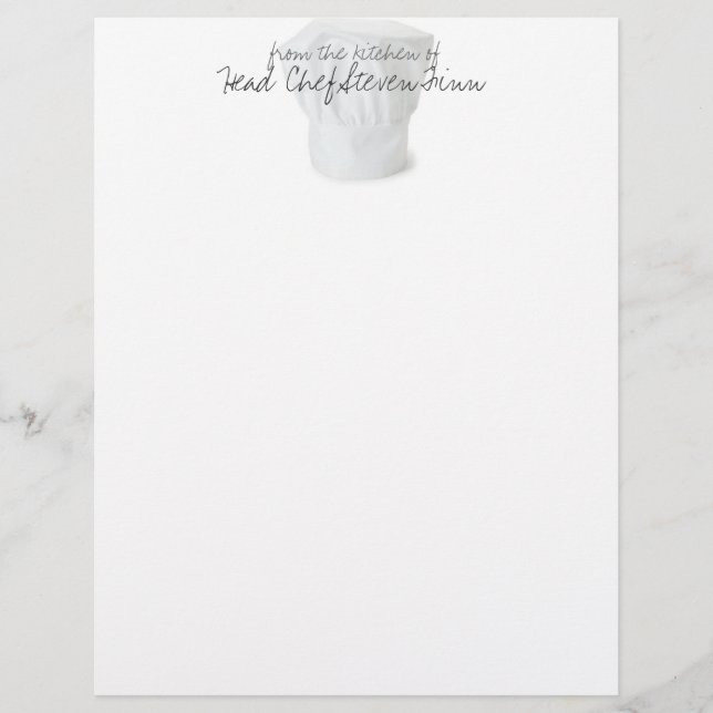 Chef Pet Letterhead (Voorkant)