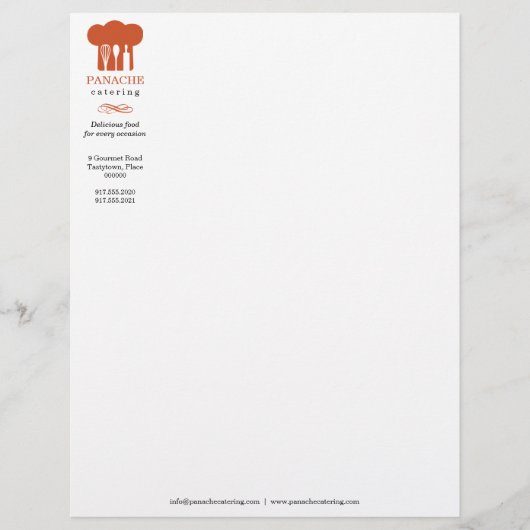 Chef Pet Letterhead Briefhoofd (Voorkant)