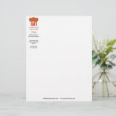 Chef Pet Letterhead Briefhoofd (Staand voorkant)